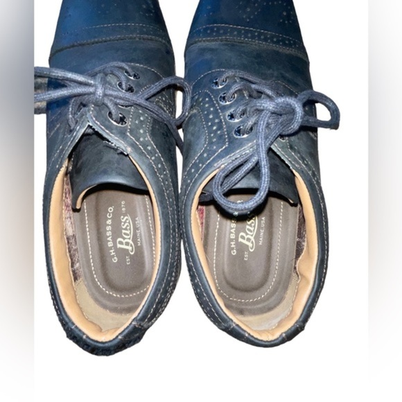 GH Bass and Co. Men’s  Dan Leather Oxford Casual Loafers size 9 in Charcoal main image 12